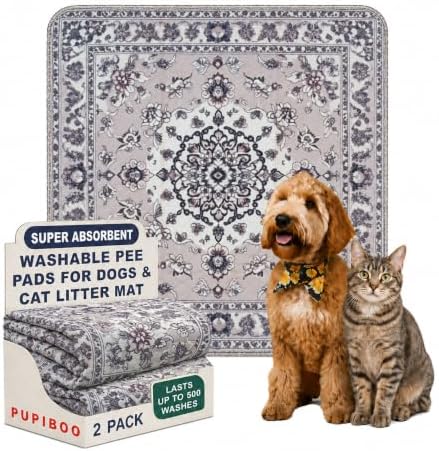 PUPIBOO Washable Pee Pads for Dogs and Cats by PUPIBOO