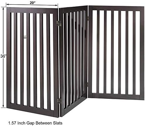 unipaws 36”H Free Standing Pet Gate - Image 4