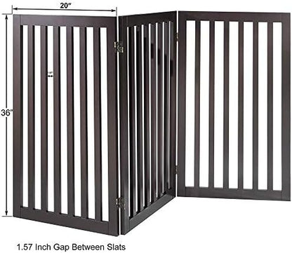 unipaws 36”H Free Standing Pet Gate - Image 4