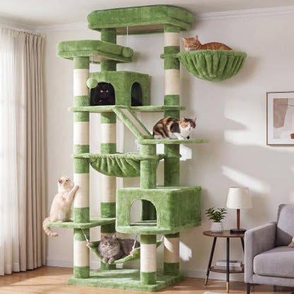 Heybly Cat Tree, 71-Inch-Tall Tower by HEYBLY