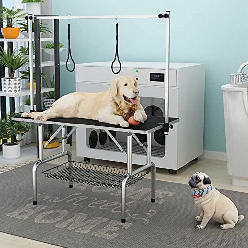 Pet Dog Grooming Table, Adjustable Large Heavy Duty Professional Foldable - Image 6