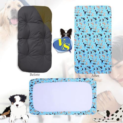 Dog Bed Covers Replacement Washable Elastic Edged 36" x 27" x 6" - Image 2