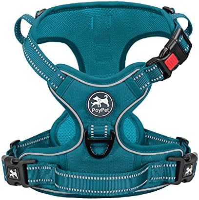PoyPet No Pull Dog Harness, Reflective Vest by PoyPet
