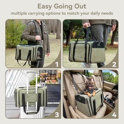Petsfit Large Double Expandable Cat Carrier - Image 3