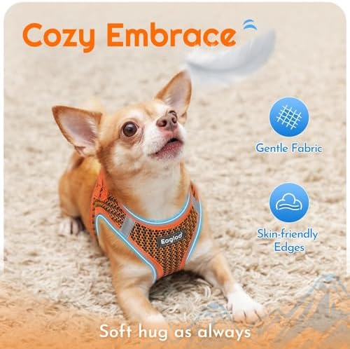 Eagloo Small Dog Harness and Leash Set, Step in Medium Small Puppy Pet Vest - Image 4