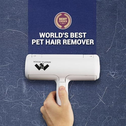 Mindful Design Roller Pet Hair Remover and Reusable Lint Roller - Image 2