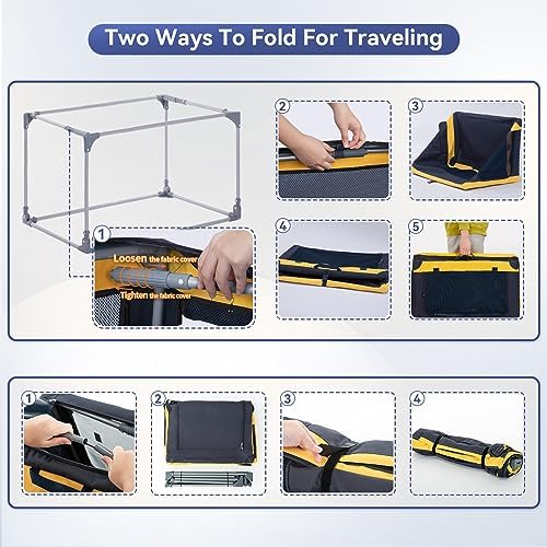 A 4 Pet 36-in Foldable Soft-Sided Dog Crate - Image 3