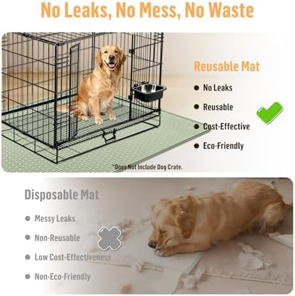 Silicone Dog Bed Mat 40"x 40" Crate Mat - Image 3
