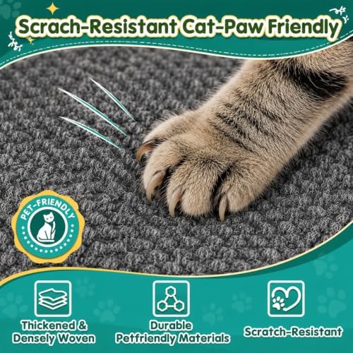 Cat Corner Scratcher, Wall Mounted Scratch Pad, 19.6 x 7.8 in - Image 3