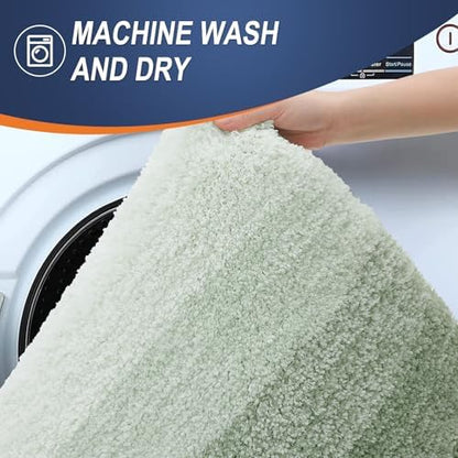 OLANLY Bathroom Runner Rug 54x24, Extra Soft Absorbent Microfiber Bath Rugs - Image 5