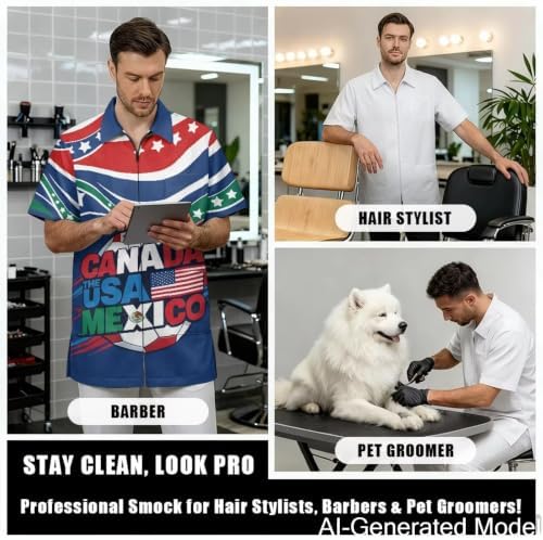 Professional Grooming Smock Unisex, Water Resistant Anti-Static - Image 4