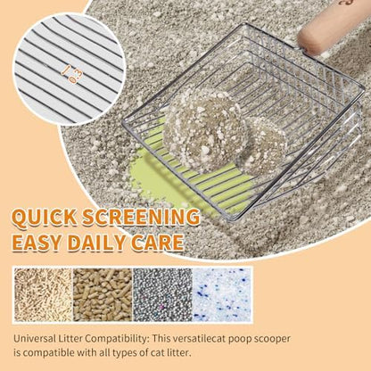 Cat Litter Scoop Metal Litter Scooper - Image 3