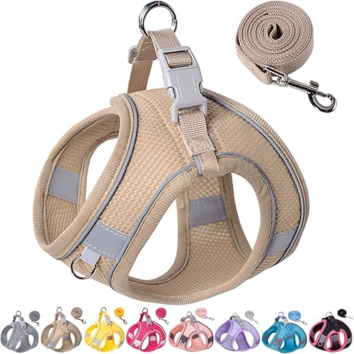 Dog Harness for Small Medium Sized Dog, Puppy Harness and Leash Set Training by Aecllcea