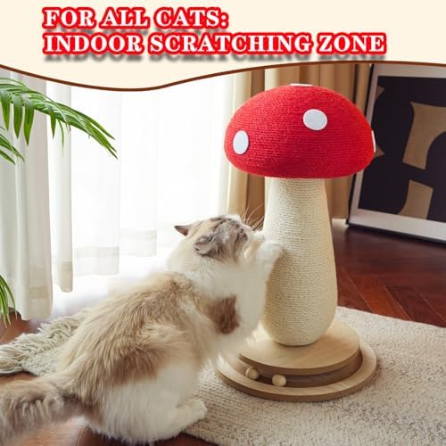 Whimsical Mushroom Cat Scratcher - Image 2