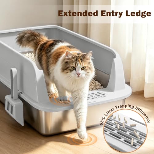 AIPERRO Stainless Steel Litter Box - Image 6