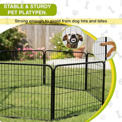 BestPet | Dog Playpen | 24", 8 Panels | Heavy Duty Metal Pet Exercise Pen - Image 5