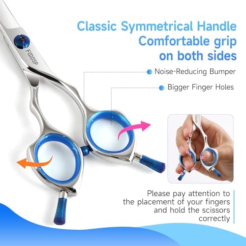 Curved Dog Grooming Scissors 7.5 in Curve Shears - Image 6