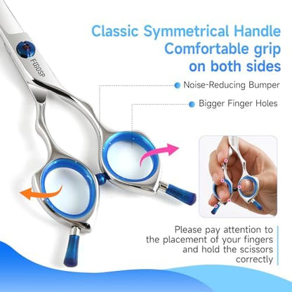 Curved Dog Grooming Scissors 7.5 in Curve Shears - Image 6