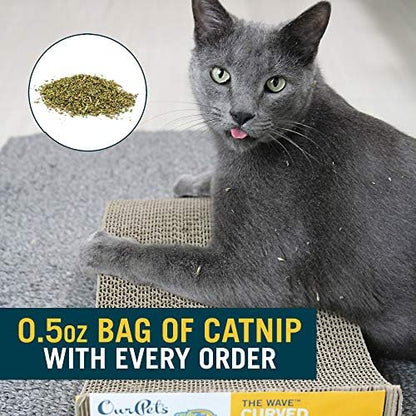 OurPets The Wave Curved Catnip Cat Scratcher, Includes Catnip - Image 6