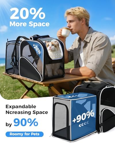 Lekereise Expandable Cat Backpack Carrier - Image 3