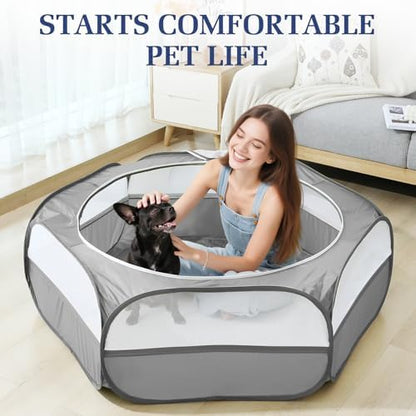 Pawaboo 2-in-1 Small Animals Playpen - Image 6