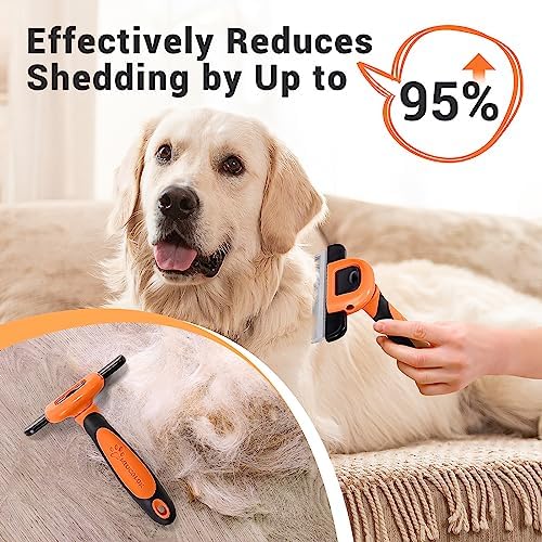 MIU COLOR Pet Grooming Brush, Deshedding Tool - Image 3