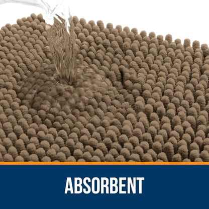 OLANLY Bathroom Rugs 34x21, Extra Soft Absorbent Chenille Bath Rugs - Image 4