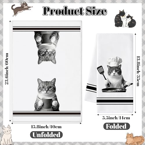 Cute Cats Hand Towel - Image 2