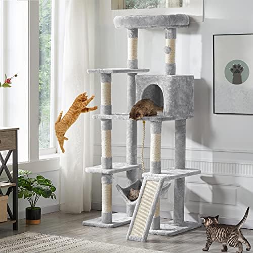 Yaheetech 63in Sturdy Large Cat Tree - Image 2