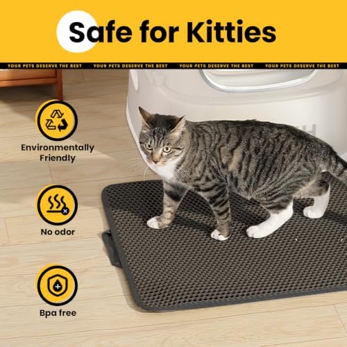 Cat Litter Mat Compact Size 23.6"x14.6" - Image 5