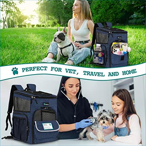 PetAmi Dog Backpack Carrier, Airline Approved 4-Way Entry Cat Bag - Image 7