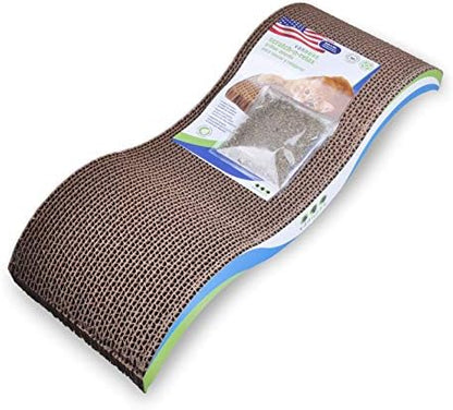 Van Ness Pets Scratch-N-Relax Cat Scratch Pad And Lounger by VanNessPets