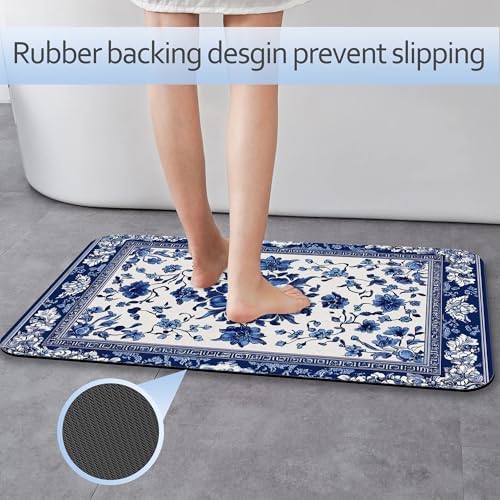 Bath Mat 29.5"x17", Easy-Clean Modern Floor Mat - Image 3