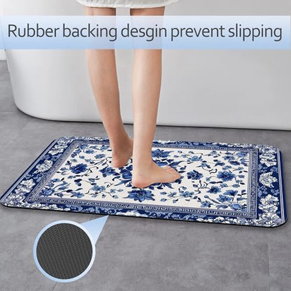 Bath Mat 29.5"x17", Easy-Clean Modern Floor Mat - Image 3