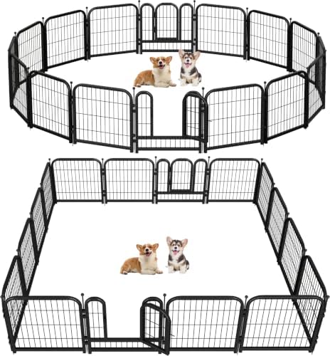 Dog Playpen 32 in Height 40 Panels by Petorldog
