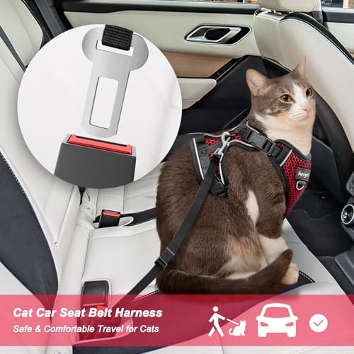 Cat Harness and Leash for Walking Escape Proof Soft Adjustable Cat Leash - Image 4