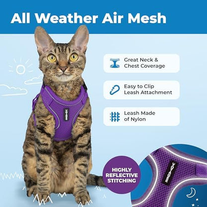 Voyager Escape-Proof Step-in Cat Harness & Leash - Image 3