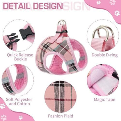 KOOLTAIL Dog Harness for Small Medium Dogs, Dog Harness and Leash Set, Step in - Image 3