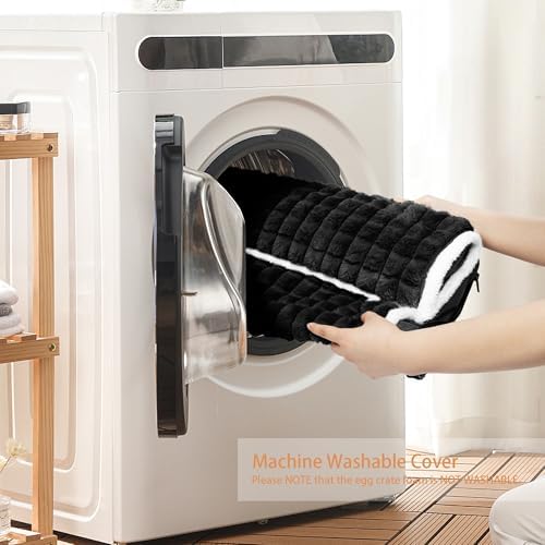 Orthopedic Large Dog Bed Pillow Pet Sofa Bed 48''X30'' Black - Image 4