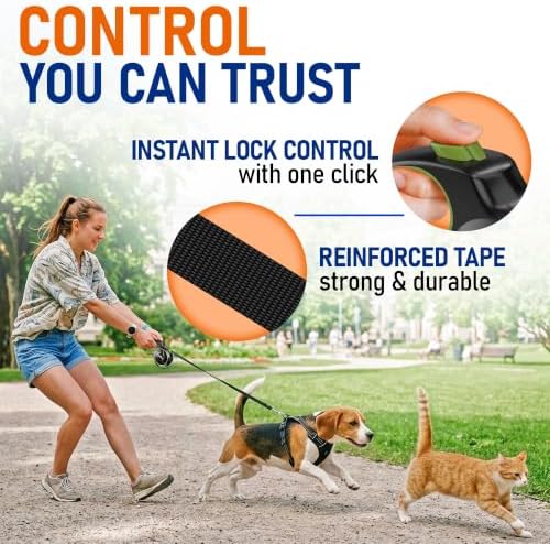 20.1 ft Retractable Dog Leash for Dogs 10–100 lbs - Image 5