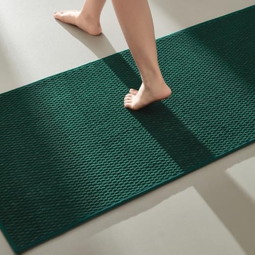 TYUU Bathroom Runner Rugs, Long Bath Mat Runner Washable Thin Quick Dry Low by TYUU
