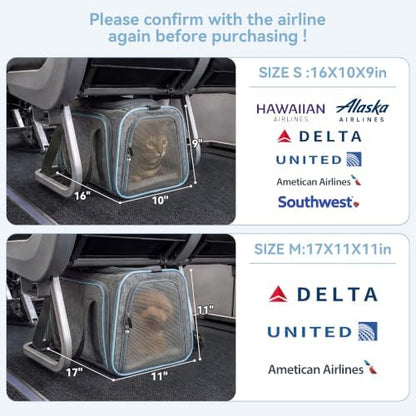 Petsfit Small Double Expandable Cat Carrier - Image 3