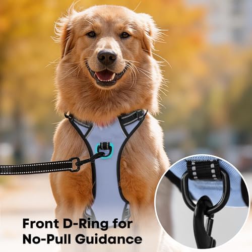 PoyPet No Pull Dog Harness Medium, Reflective Vest - Image 2