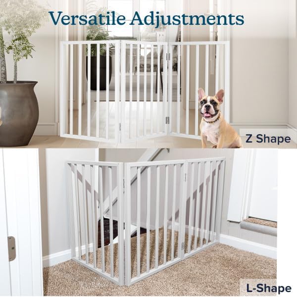 Pet Gate - 3-Panel Indoor Foldable Dog Fence - Image 5