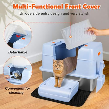 Vivifying Stainless Steel Litter Box - Image 6