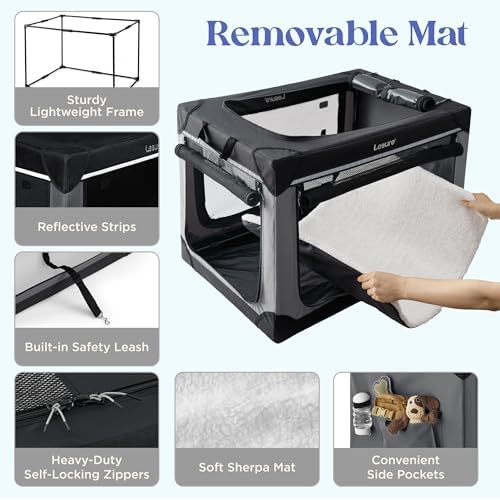 Lesure Today Show Soft Collapsible Dog Crates - Image 5