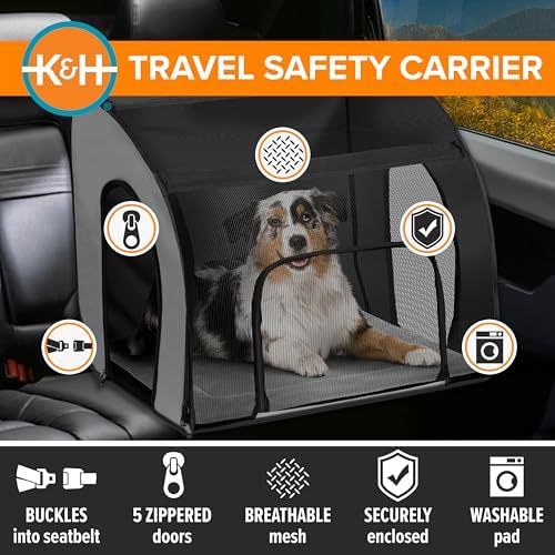 K&H Dog Car Seat, Travel Safety Carrier - Image 5