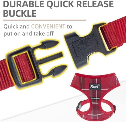 PUPTECK Small Dog Harness and Leash Set No Pull - Image 4