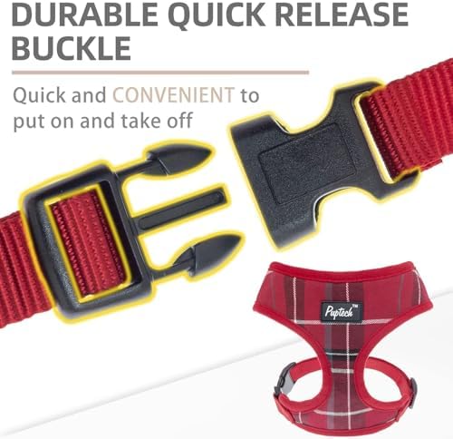 PUPTECK Small Dog Harness and Leash Set No Pull - Image 4