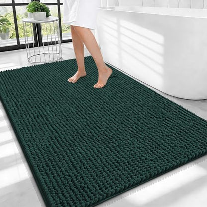 OLANLY Thick Chenille Large Bathroom Rugs Mats 40x32 by OLANLY